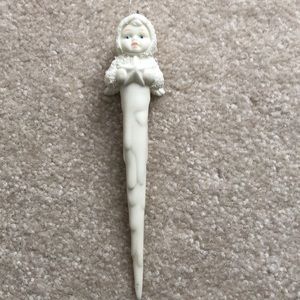 Snow baby icicle ornament